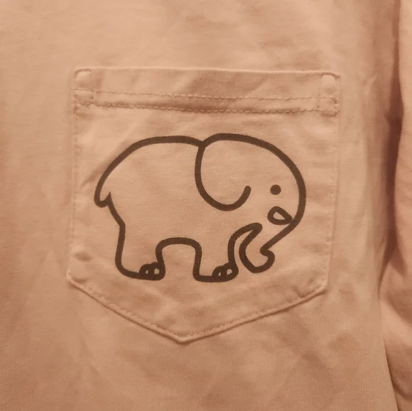 Ivory Ella Light Pink Graphic Long sleeve T-Shirt size S - Picture 3 of 6